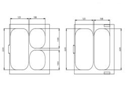 Tabak Kapatma Makinesi - 1kW - Mühürleme Alanı: 270x250mm