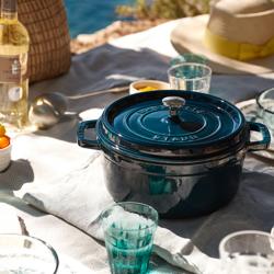 STAUB | Cocotte Round Enamelled Cast Iron Casserole Dish – Ø 260 mm