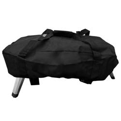 (2 قطع) فرن بيتزا على الغاز خارجي - (حجر شاموت كامل) - 314x646mm - 1 x Ø 30cm - حتى 500°C - أسود / فضي - شامل حقيبة حمل مقاومة للماء