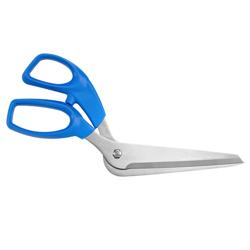 Pizzaschaar - 200mm - gekarteld - Rvs - Blauw