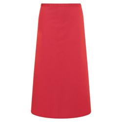 (6 pieces) KARLOWSKY | Basic Bistro Waist Apron – 100×75 cm - Raspberry