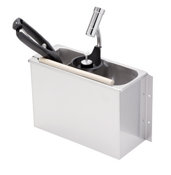 Rince-cuillère à glace avec douchette & Régulateur de jet d'eau intégré 
