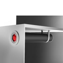 Nosač dozatora za čaše i poklopce - 175x25x160 mm - za horizontalni ugradbeni thekni sustav - kompatibilno s BKFL455, DKFL110, DKFL095, BEFL606, BEFL455, DEFL606, DEFL455