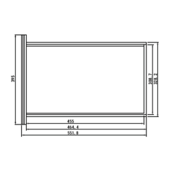 Mesa com gavetas PREMIUM 0,4 m - com 3 gavetas - Subestrutura para mesas de trabalho 600 de profundidade