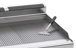 Pltiă de gătit electrică - 9,6 kW - cu caneluri