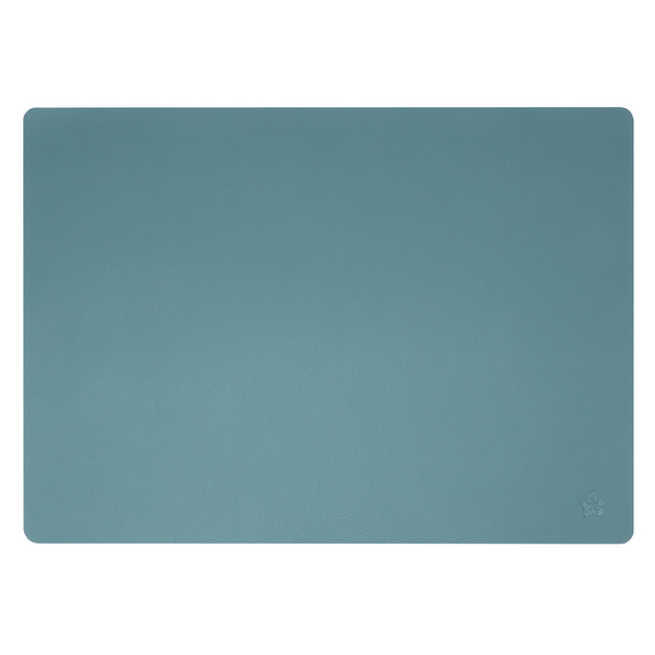 (144 stuks) Placemats James - in elegante lederlook - 33 x 46 cm - Eucalyptus	 