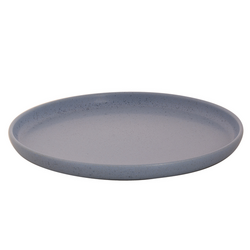 (6 pezzi) SANDY LOAM - Piatto - piano - Ø 280 mm - Blu