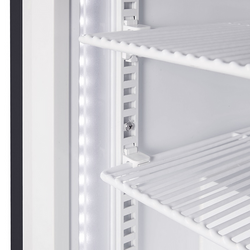GASTRO-COOL | Minibar vriezer - 51 liter - met 1 glazen deur - Zwart