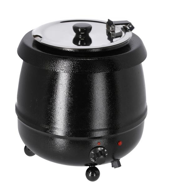 Olla sopera eléctrica / Calentador de sopa - 9L - Negro
