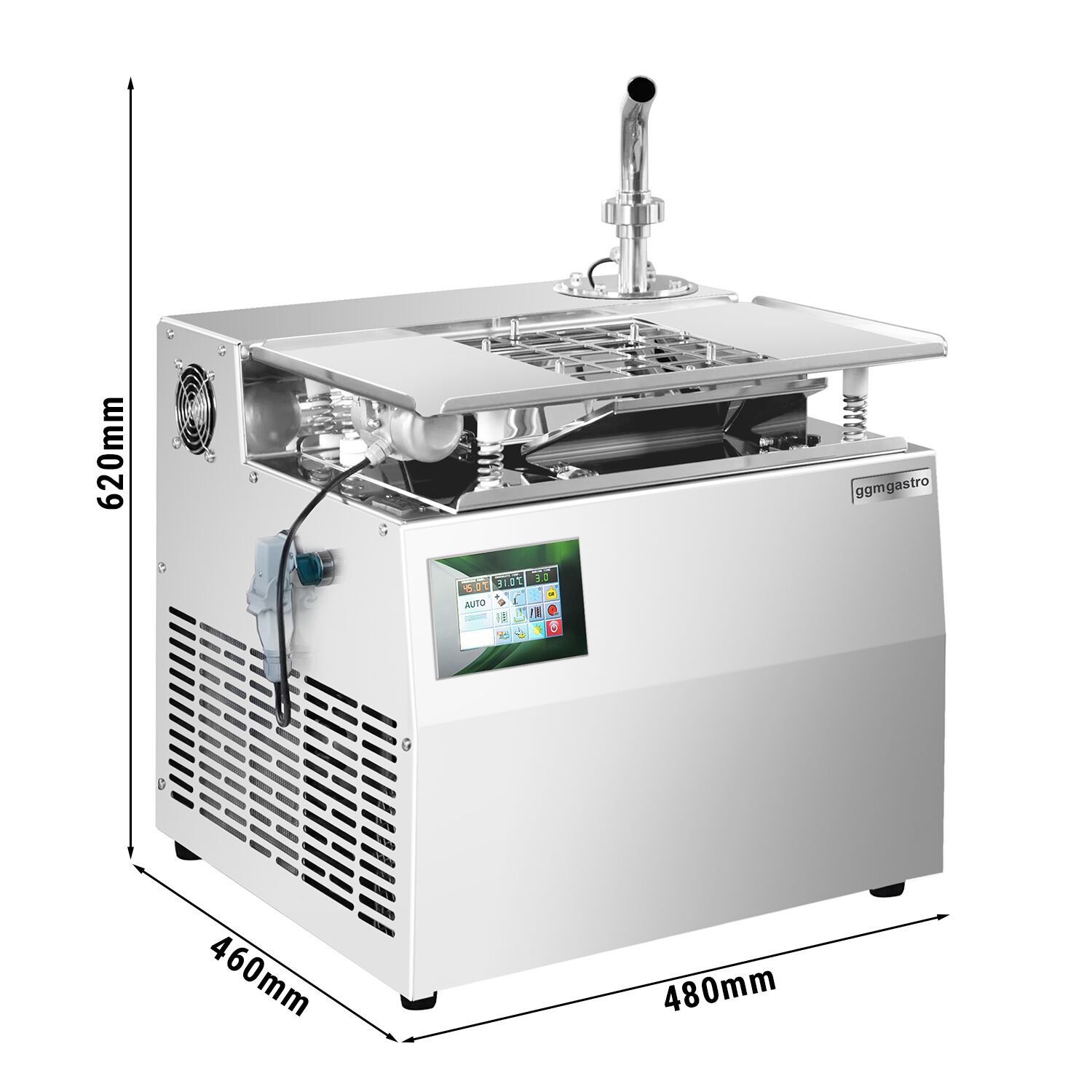 Tempéreuse à chocolat / Chocotemper - 5,5 kg - 1,1 kW - avec robinet de vidange