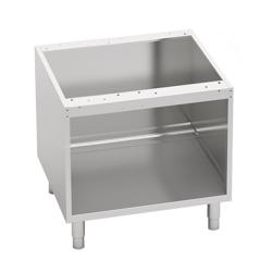 Onderstel LORENZO 600 - 600x550x(H)600mm - open onderbouw - RVS AISI 304 - stelvoeten in hoogte verstelbaar