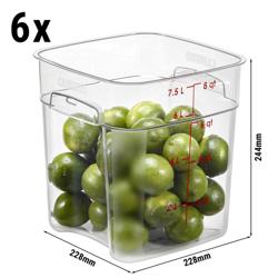 CAMBRO | Recipiente CAMWEAR® FreshPro - 7,6 litros - transparente