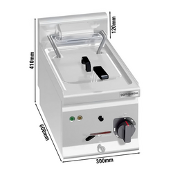 Friteuză electrică 10 litri (6 kW)