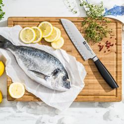 ZWILLING | ALL * STAR - Couteau Santoku - Lame: 180 mm - Argenté