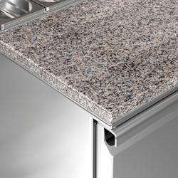 Saladette PREMIUM - 1368mm - 3 porte - con supporto in acciaio inox per 8x GN 1/6