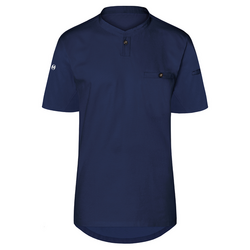 (6 pezzi) KARLOWSKY | Camicia da lavoro da uomo a maniche corte Performance - Blu marino - Taglia: 4XL