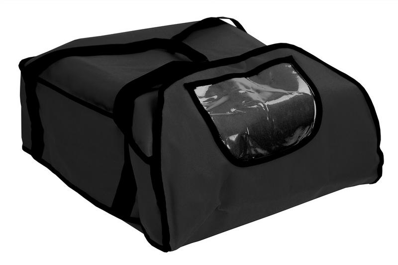 Mala térmica para pizzas - para 5 caixas de pizza 43x43cm - Preto