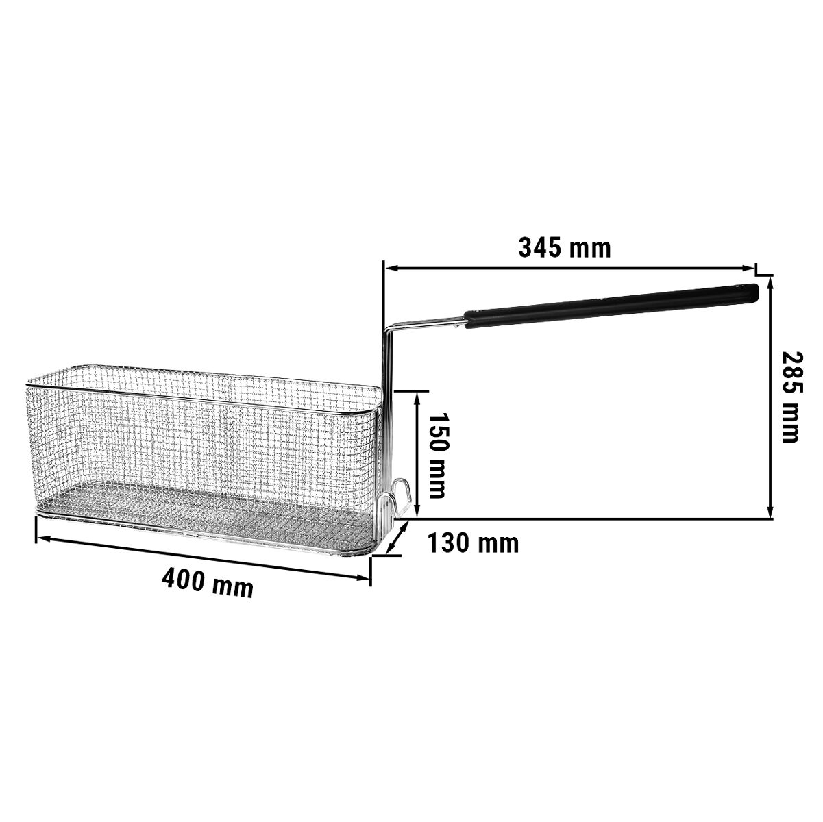 Demi-panier pour friteuse électrique – 22 litres