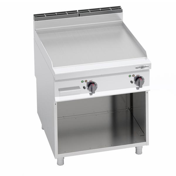 Commercial Electric Griddle - 11.4kW - Smooth Plate - Cooking area: 795x667mm - on Stand