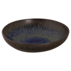 (6 pcs) TAMA | Deep Plate - Stoneware - Ø220mm - Blue