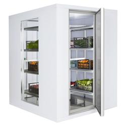 Komora chłodnicza - 1500x1200mm - 2,6m³ - z 2 szklanymi bokami