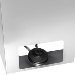 Lavandino mobile - acciaio inox - con dispenser di sapone e asciugamani di carta