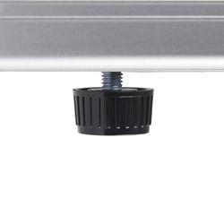 GASTRO-COOL | Frigider minibar - 430mm - 62 litri - cu 1 ușă din sticlă și iluminare LED - argintiu