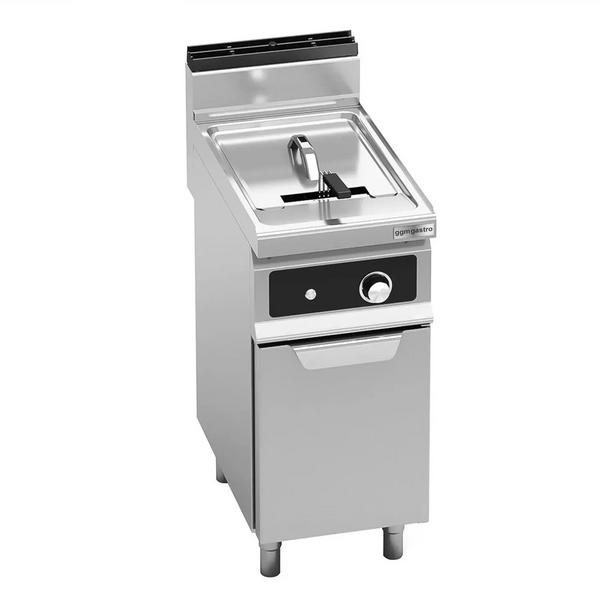 Gasfriteuse - 18 liter - 14 kW - digitale bediening - met aftapkraan