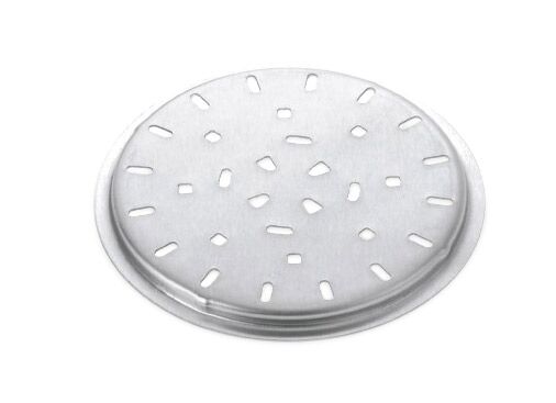 Presse-purée - grille fine - Argent - Ø 85mm - Longueur: 420mm - Alliage d’aluminium