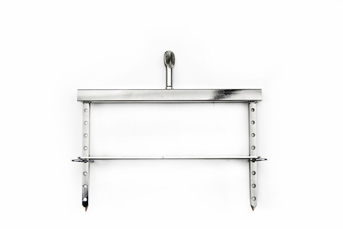 Double Skewer Attachment - 190x80x60mm - Stainless Steel - for LGM & LEM Series - ESMSM