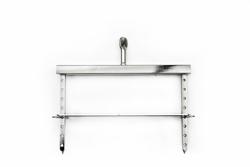 Escapada dupla - 84x198x61mm - Aço inoxidável - com pegador em plástico - compatível com LGM & LEM