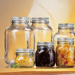 (6 pcs) Bormioli Rocco | Clip Top Preserve Jar - DUBLIN - 500ml - with Clip Top Lid
