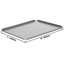 (5 pz) Vassoio da presentazione - Alluminio anodizzato - 600x400x10mm - Argento
