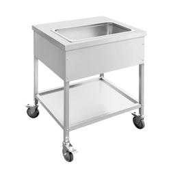 Bain-marie wagen - 1,95 kW - 1x GN 1/1 - met aftapkraan