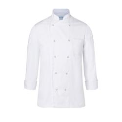 KARLOWSKY | Basic Double-Breasted Chef Jacket with Press Studs – White - Size 4XL