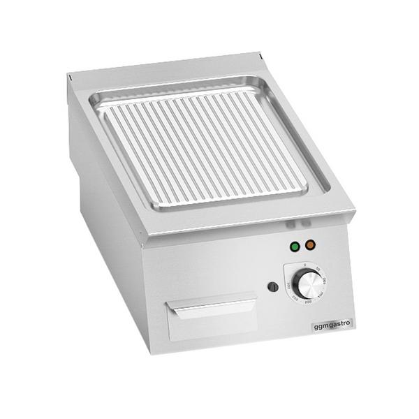 Električna ploča za prženje - 4,8 kW - Rebrasta