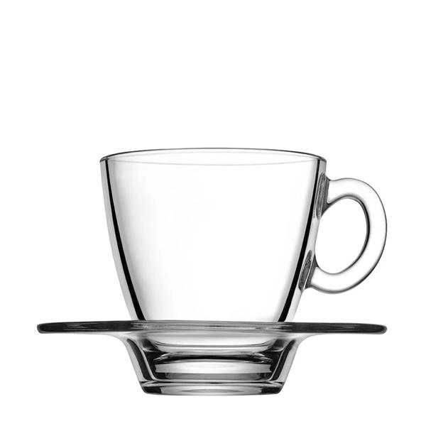 (24 uds) Vaso para té con asa - AQUA - 210 ml