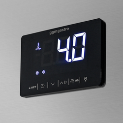 Bakkerij koelwerkbank PREMIUM PLUS - 2185x800mm - met 3 deuren & granieten werkblad
