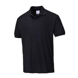 Herren Poloshirt - Schwarz - Größe: 4XL