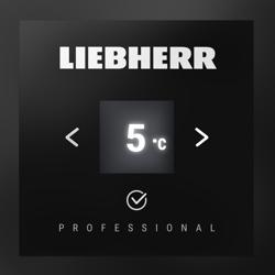 LIEBHERR | Hladnjak PERFORMANCE - 347 litara - Plastična unutrašnjost - Sa 1 staklenim vratima - Crna boja