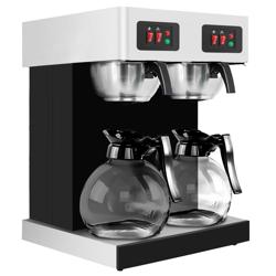 Filterkaffeemaschine - 2x 1,8 Liter - 4 kW - inkl. 2 Glaskannen