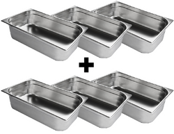 Stainless steel Container GN 1/1 - Height: 100mm