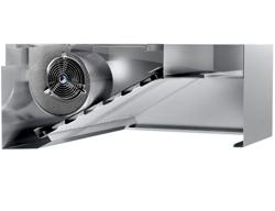 Ventilationskåpa 1,0 m - med motor, controller, filter och lampa