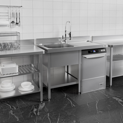Astianpesukoneen allaskaappi - 1400x700mm - 1 allas vasemmalla
