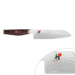 MIYABI | 6000 MCT Santoku Chef's Knife 180 mm – Plain Edge - Fish, Meat & Veg - Made in Japan