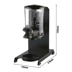 Kaffeedosierer - Dosierung 5-12g - Schwarz