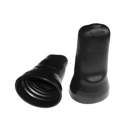 (6 kpl) Kaadinsuoja - 80x30x20 mm - Musta - Muovi