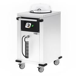 Distribuitor farfurii - încălzit - 1 kW - cu roți - 50 farfurii - Ø240-290 mm