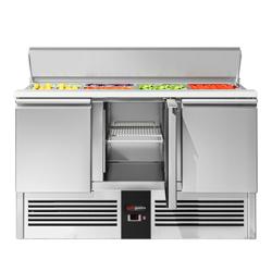 Saladette Premium - 1368mm - Einlass für GN-Behälter- 3 Türen