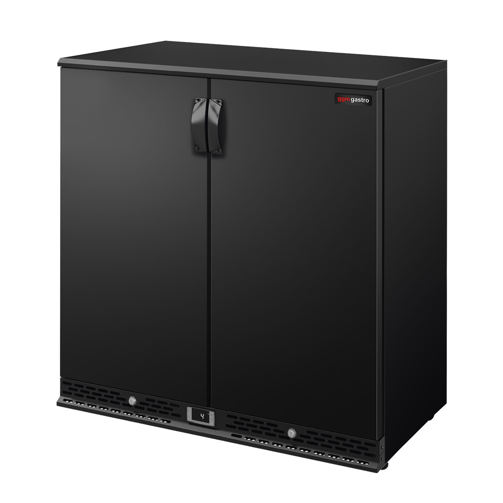 Réfrigérateur de bar – 900 mm – 220 litres – avec 2 portes battantes – Noir